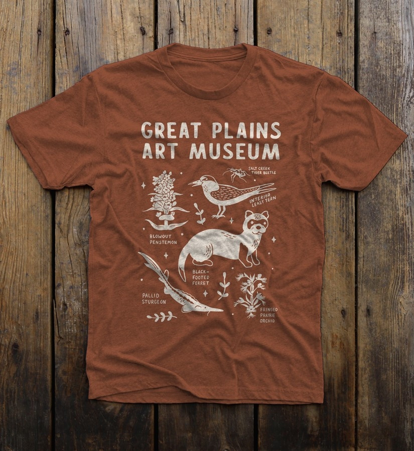 Great Plains Endangered Species T-Shirt (Clay)
