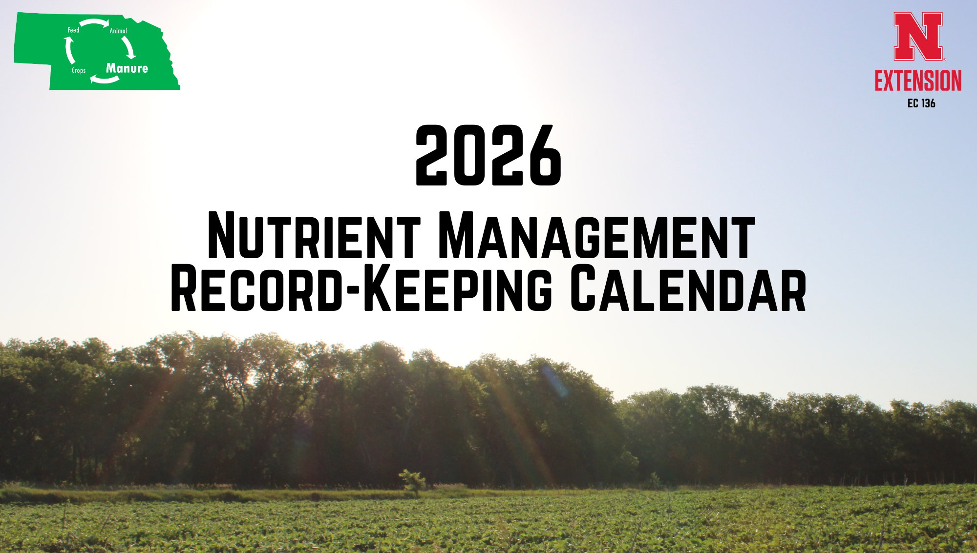 2026 Nutrient Management Record Keeping Calendar
