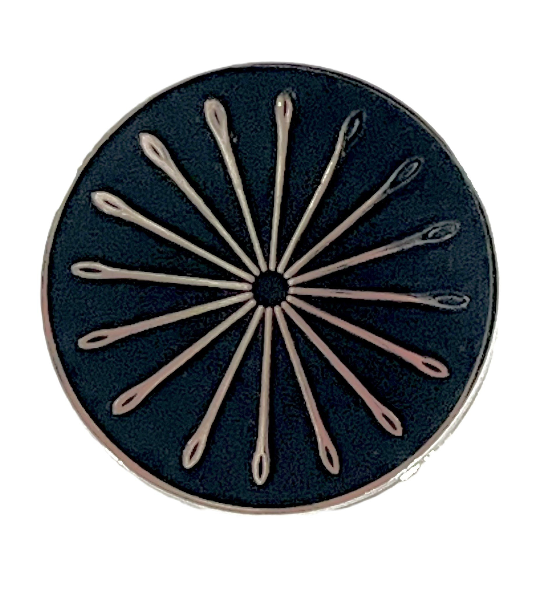 Black Needleburst Pin