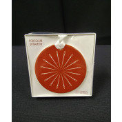 Ornament Needleburst Logo Porcelain 