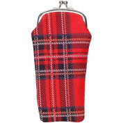 Signare Glasses Pouch - Tartan