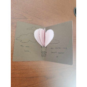 Mind & Craft: 3D Hot Air Balloon Valentine Cards