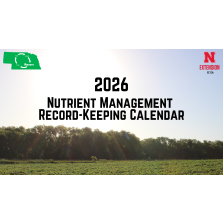 2026 Nutrient Management Record Keeping Calendar