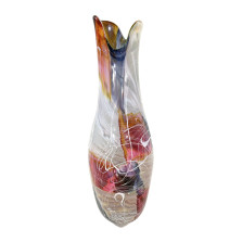 Handblown Glass Vase - Spring Bloom color