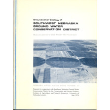 Groundwater Geology of Southwest Nebraska Ground Water Conservation District