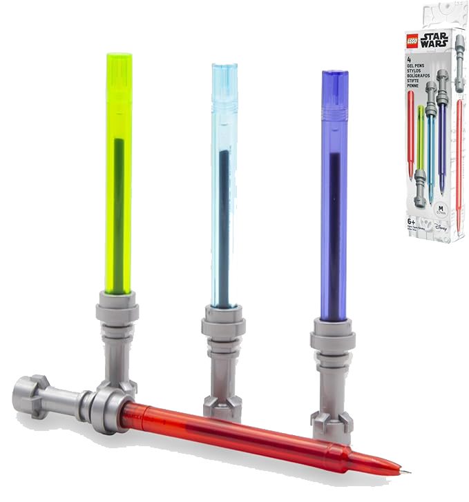 LEGO Star Wars Lightsaber Gel Pen - 4 Pack