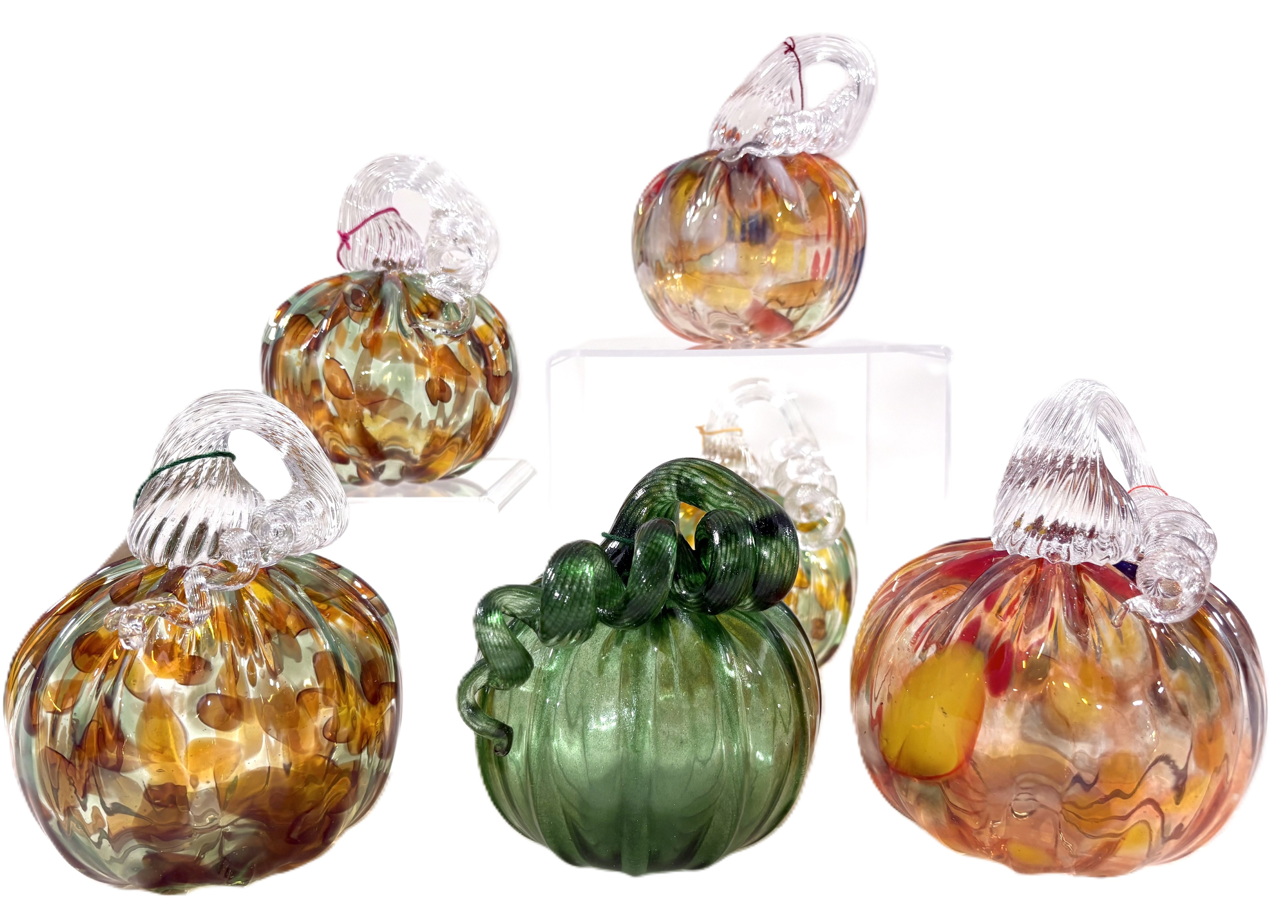 Handblown Glass Pumpkins