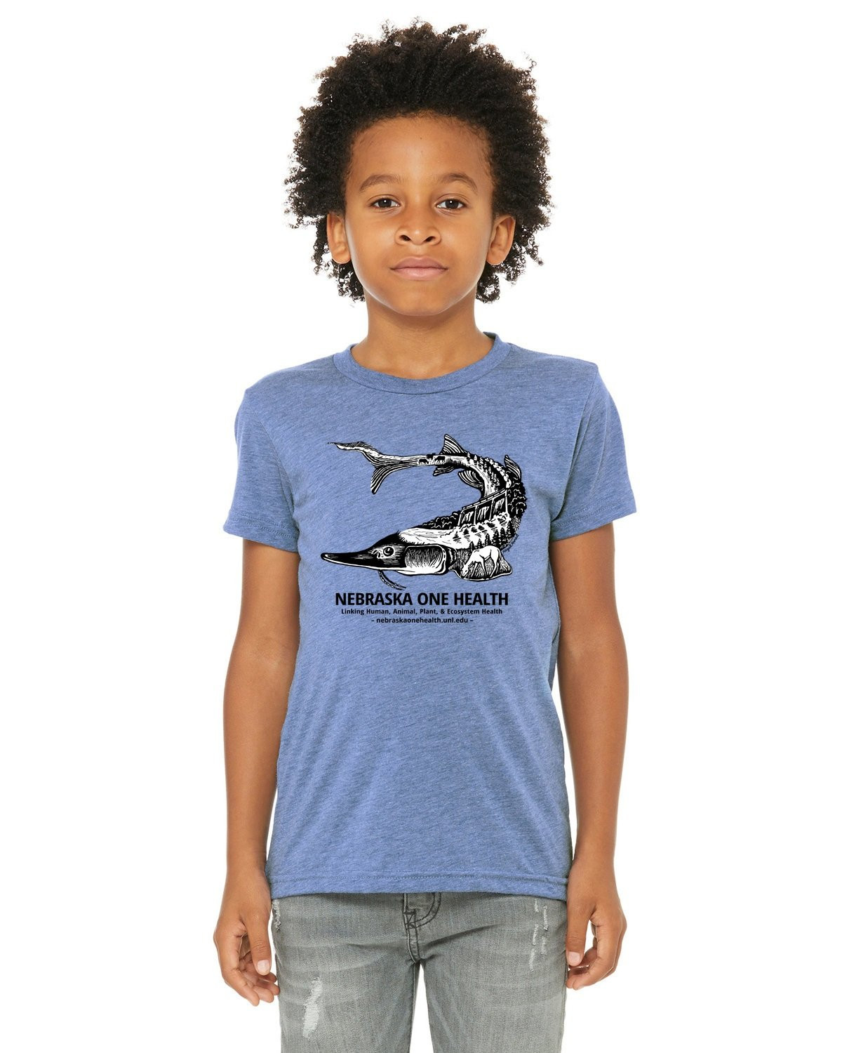 Nebraska One Health Blue Youth T-Shirt (OH-6)