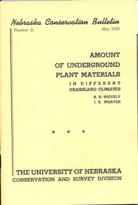 Amount of Underground Plant Materials in Different Grassland Climates (CB-21) 