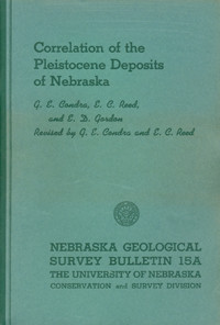 Correlation of the Pleistocene Deposits of Nebraska (GSB-15a) 