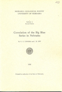 Correlation of the Big Blue Series in Nebraska (GSB-6) 