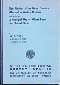 New Members of the Gering Formation (Miocene) in Western Nebraska, Including a Geological Map of Wildcat Ridge and Related Outliers (GSP-18)