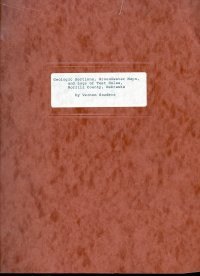 Geologic Sections, Groundwater Maps, and Logs of Test Holes, Morrill County, Nebraska (OFR-37)