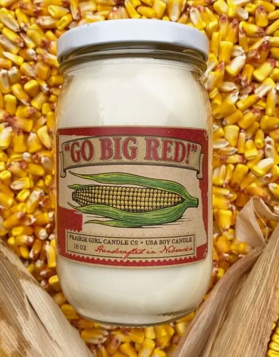 "Go Big Red" Prairie Girl Candle Co
