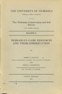 Nebraska's Game Resources and Their Conservation (DB-12) 