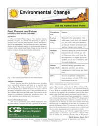 Environmental Change and the Central Great Plains, Past, Present and Future (ESN-2) 