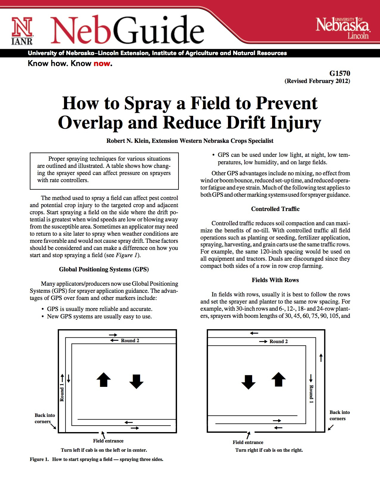 How to Spray a Field to Prevent Overlap 