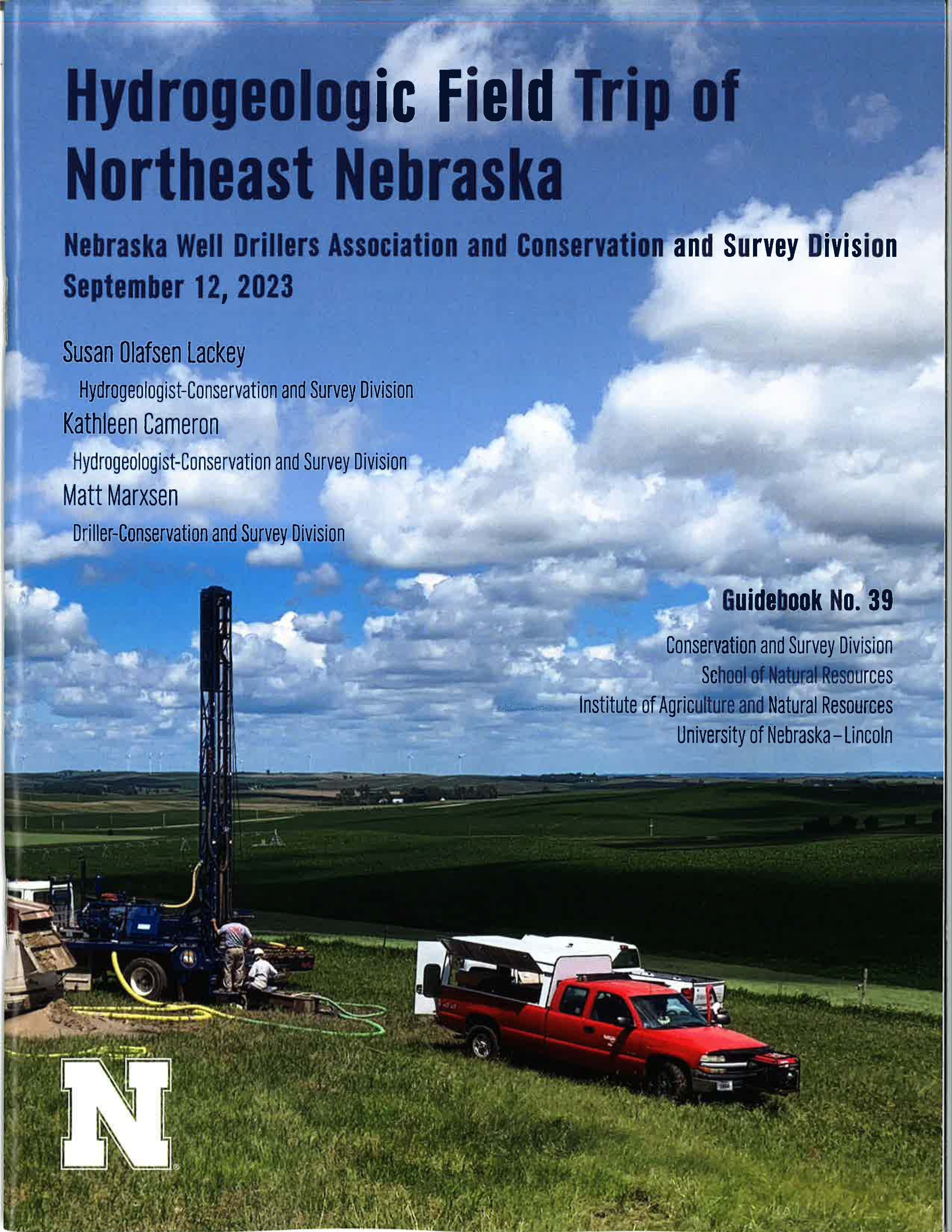 Hydrogeologic Field Trip of Northeast Nebraska (GB-39)
