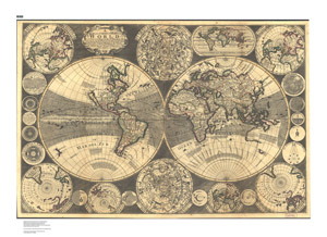 A New and Correct Map of the World,1702 (GIM-173)