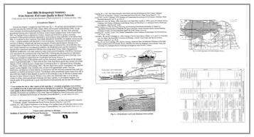 Regional Hydrogeologic Summaries from Domestic Well-water Quality in Rural Nebraska (GIM-89-101)