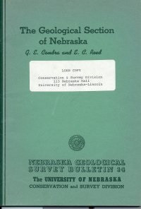 The Geological Section of Nebraska (GSB-14) 