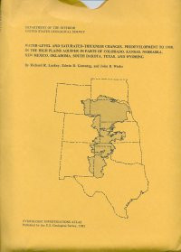 Bedrock Geology, Altitude of Base, and 1980 Saturated Thickness of the High Plains Aquifer in Parts of Colorado, Kansas, Nebraska, New Mexico, Oklahoma, South Dakota, Texas and Wyoming, (HA-648) 