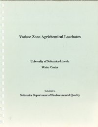 Vadose Zone Agrichemical Leachates (OFR-120)