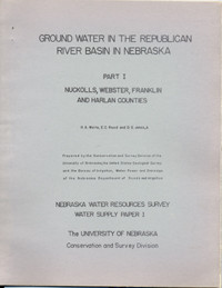Part III - Ground Water in the Republican River Basin in Nebraska, Red Willow and Frontier Counties