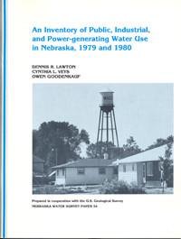 An Inventory of Public, Industrial and Power-generating Water Use in Nebraska, 1979 and 1980