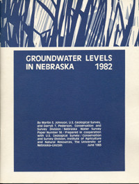 Groundwater Levels in Nebraska, 1982