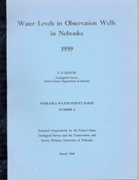 Water Levels in Observation Wells in Nebraska, 1959