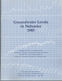 Groundwater Levels in Nebraska, 1985