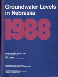 Groundwater Levels in Nebraska, 1988