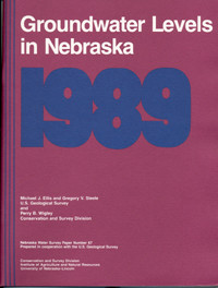 Groundwater Levels in Nebraska, 1989