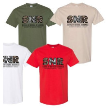 SNR Letter Unisex or v-neck T-Shirt (A-34 vp / A-35 vp)