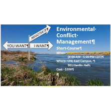 Environmental Conflict Management Short-Course (ECM-2024)