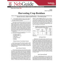 Harvesting Crop Residues