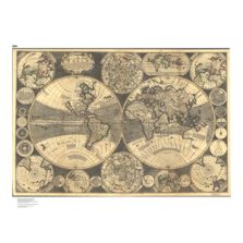 A New and Correct Map of the World,1702 (GIM-173)
