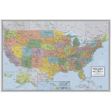 World Voyager Wall Map (MS-7)