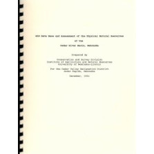 GIS Data Base and Assessment of the Physical Natural Resources of the Cedar River Basin, Nebraska (OFR-100)
