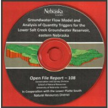 Groundwater Flow Model and Analysis of Quantity Triggers for the Lower Salt Creek Groundwater Reservoir, eastern Nebraska (OFR-108) 