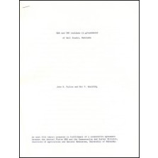 RDX and TNT Residues in Groundwater of Hall County, Nebraska (OFR-31)