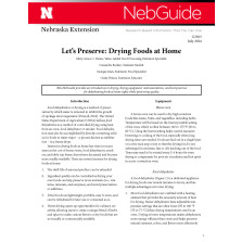 Let's Preserve: Drying Foods at Home