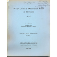 Water Levels and Artesian Pressure in Observation Wells the United States in 1946 (Part 3. North-Central States)