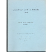 Groundwater Levels in Nebraska, 1974