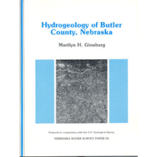 Hydrogeology of Butler County, Nebraska