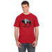 Nebraska One Health Uni-Sex Adult T-shirt Red Buffalo (OH-7)