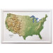 The United Classic States Raised Relief Map By Hubbard (MS-1)