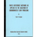Finite Difference Methods as Applied to the Solution of Groundwater Flow Problems (OFR-11)