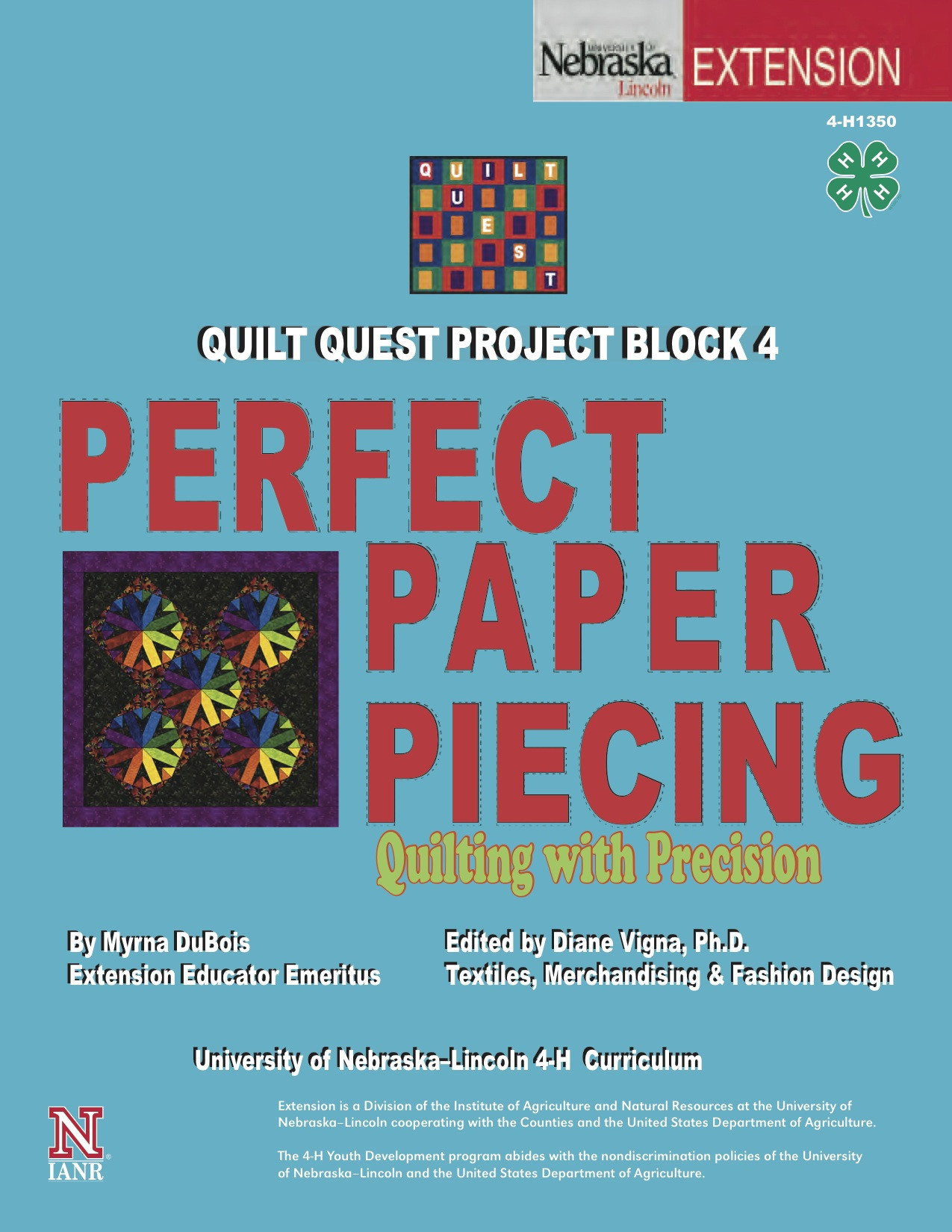 Quilt Quest Project Block 4: Perfect Paper Piecing